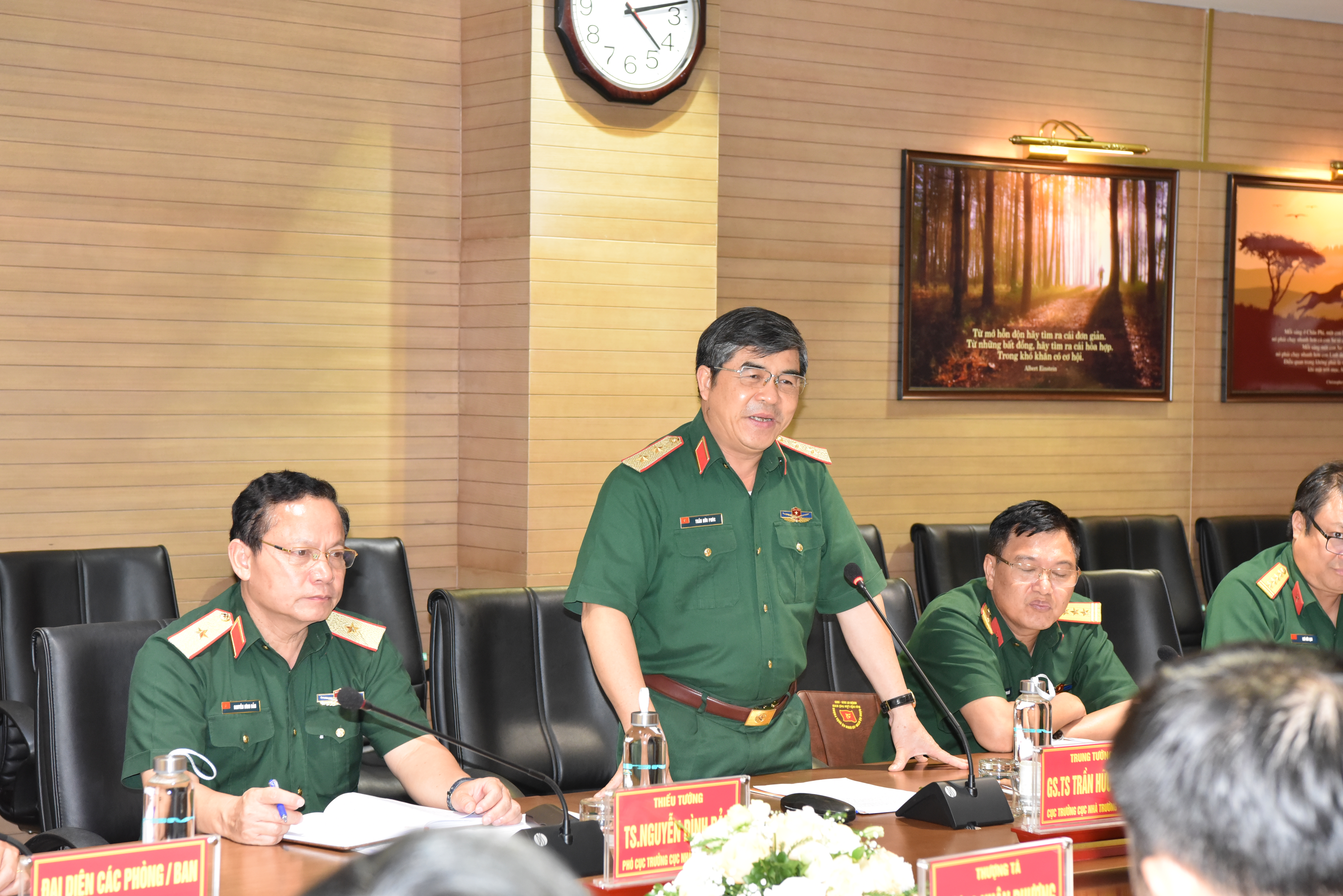 Cục Nhà trường, Bộ Tổng Tham mưu thăm và làm việc tại Học viện Viettel